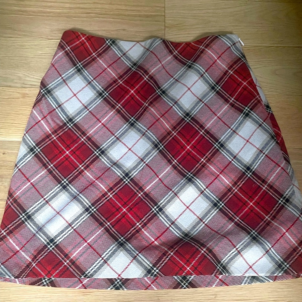 H&M Plaid Mini Skirt